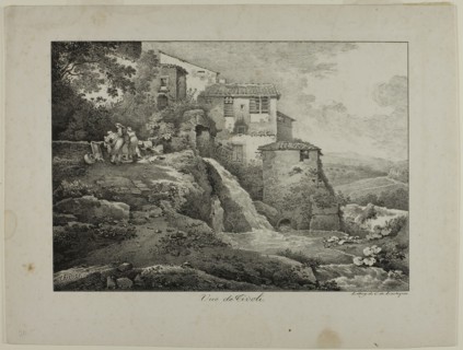 View of Tivoli, 1817. Creator: Claude Thiénon.