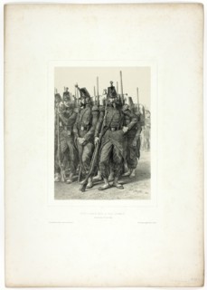 Ready to leave for the Eternal City, from Souvenirs d’Italie: Expédition de Rome, 1850. Creator: Auguste Raffet.