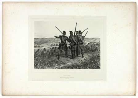 Saint Peter!, from Souvenirs d’Italie: Expédition de Rome, 1851. Creator: Auguste Raffet.