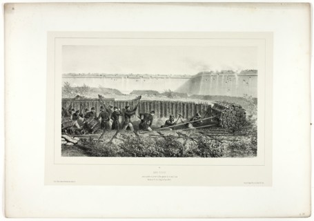 Sapping in full swing, from Souvenirs d’Italie: Expédition de Rome, 1858. Creator: Auguste Raffet.