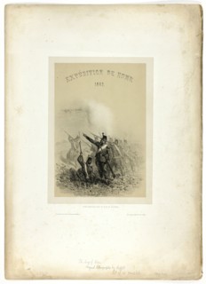 Expedition to Rome, 1849: Your reception is neither polite nor politic, from Souvenirs d’I..., 1851. Creator: Auguste Raffet.