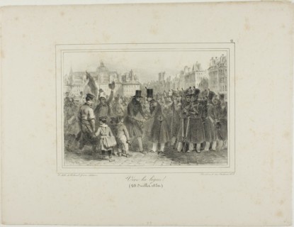 Long Life to the Troops!, July 28, 1830. Creator: Auguste Raffet.