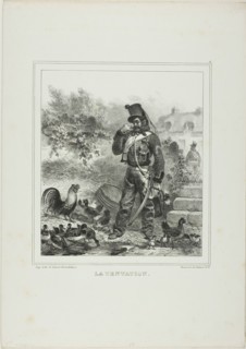 Temptation, 1833. Creator: Auguste Raffet.