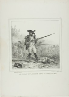 Morale is Affected by the Austrians!, 1833. Creator: Auguste Raffet.