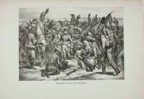 Desert March, 1826. Creator: Auguste Raffet.