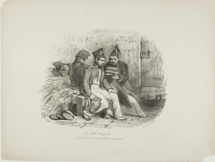 Military Prison, 1827. Creator: Auguste Raffet.