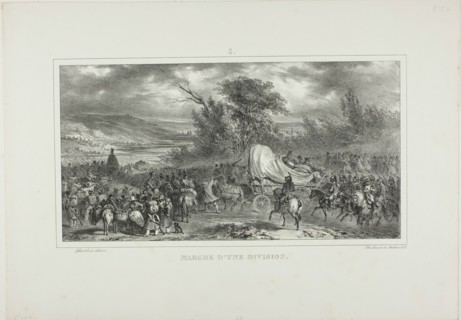 Division March, 1831. Creator: Auguste Raffet.