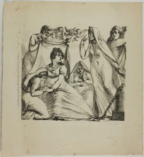 Love Tormented by Considerations Great and Small, 1817–20. Creator: Vivant Denon.