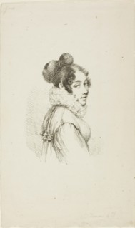 Portrait of a Young Lady, c. 1820. Creator: Vivant Denon.