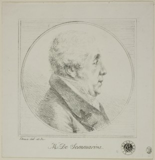Profile Portrait of Monsieur de Sommariva, c. 1820. Creator: Vivant Denon.