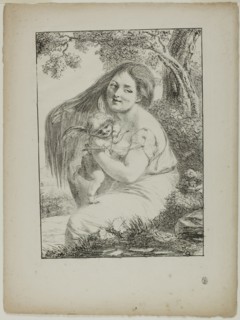 Cupid and a Young Woman, 1817. Creator: Vivant Denon.