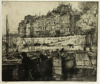 La Cité, Paris, 1900. Creator: Donald Shaw MacLaughlan.