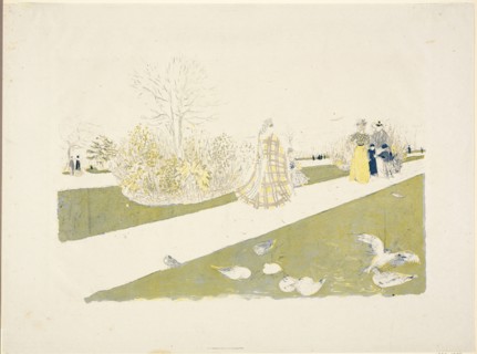 The Tuileries Garden, 1896. Creator: Edouard Vuillard.