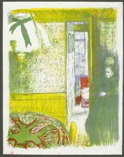 Interior with Hanging Lamp, 1899. Creator: Edouard Vuillard.