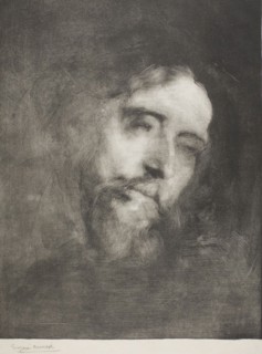 Alphonse Daudet, 1893. Creator: Eugene Carriere.