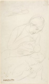 Mother Nursing Child, n.d. Creator: Eugene Carriere.
