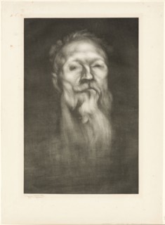 Portrait of Auguste Rodin, 1897. Creator: Eugene Carriere.
