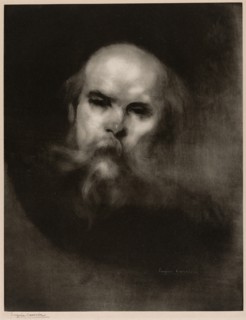 Portrait of Paul Verlaine, 1896. Creator: Eugene Carriere.