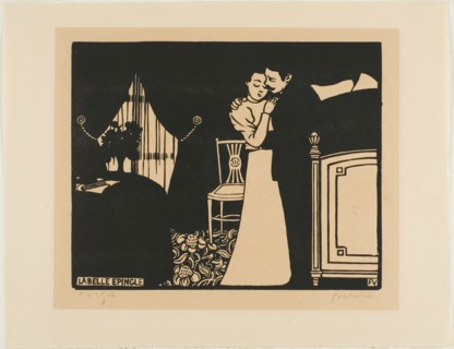 The Fine Pin, plate three from Intimacies, 1898. Creator: Félix Vallotton.