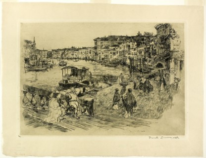 View of the Grand Canal, 1883. Creator: Frank Duveneck.
