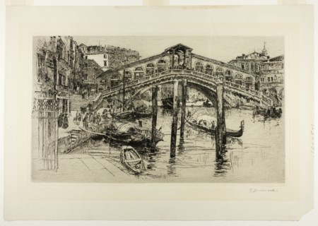 The Rialto, Venice, 1883. Creator: Frank Duveneck.