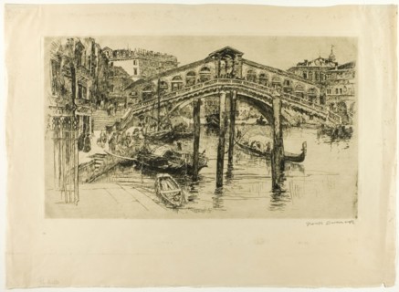 The Rialto, Venice, 1883. Creator: Frank Duveneck.