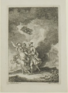 Plate from, Nella Venuta, 1764. Creator: Franz Edmund Weirotter.