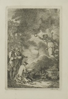 Plate from, Nella Venuta, 1764. Creator: Franz Edmund Weirotter.