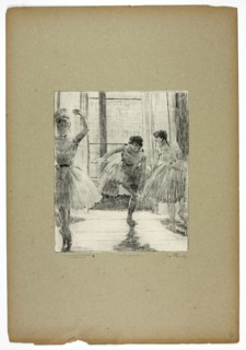 Before the Ballet Class, 1889–90. Creator: Georges William Thornley.