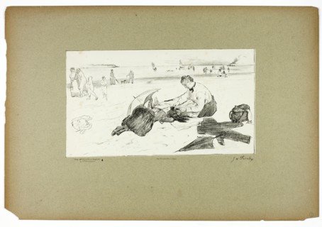 On the Beach, 1889–90. Creator: Georges William Thornley.