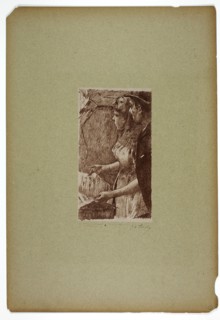 Singer Waiting, 1889–90. Creator: Georges William Thornley.