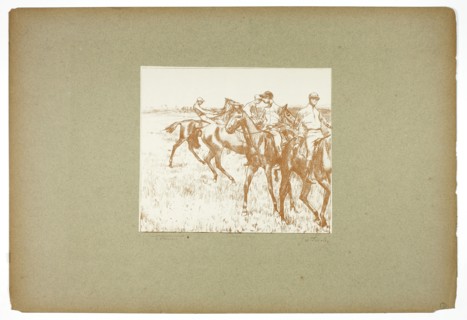 The Jockeys, 1889–90. Creator: Georges William Thornley.