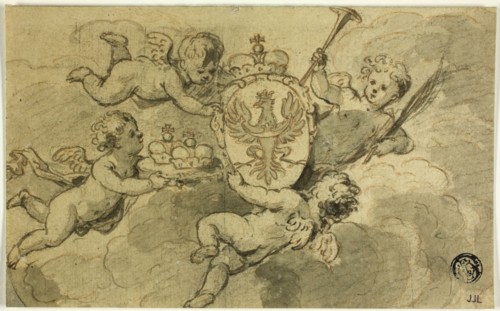 Putti and Coat of Arms, n.d. Creator: Gerard de Lairesse.