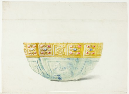 Jewelled Bowl in the Treasury of San Marco, Venice, n.d. Creator: Giuseppe Grisoni.