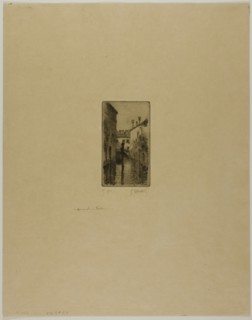 Canal in Venice, 1892. Creator: Gustave Leheutre.