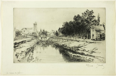 Guardhouse, 1901. Creator: Gustave Leheutre.
