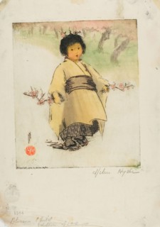 Blossom Child, 1902. Creator: Helen Hyde.