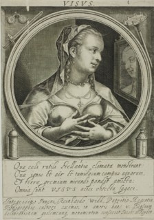 Sight, plate one from The Five Senses, n.d. Creator: Jacob van der Heyden.