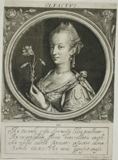 Smell, plate three from The Five Senses, n.d. Creator: Jacob van der Heyden.
