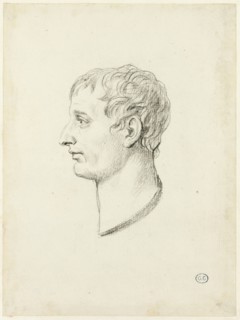 Profile of Napoleon, c. 1810. Creator: Jacques-Louis David.