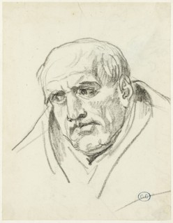 Bust of an Older Man, c. 1810. Creator: Jacques-Louis David.