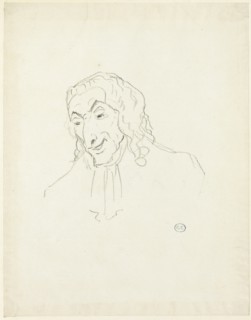 Bust of a Man with a Jabot, c. 1810. Creator: Jacques-Louis David.