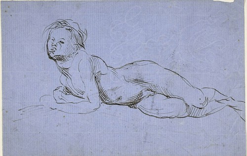 Young Boy Reclining, n.d. Creator: Jean-Baptiste Carpeaux.