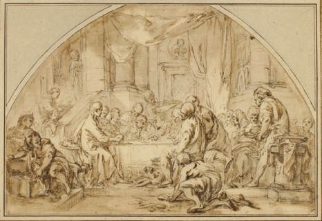 Study for The Last Supper, c. 1792. Creator: Jean Baptiste Marie Huet.