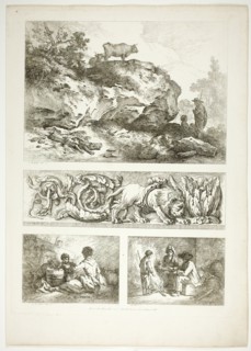Plate Nine of 38 from Oeuvres de J. B. Huet, 1796–99. Creator: Jean Baptiste Marie Huet.