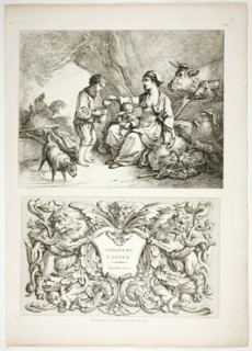 Plate Thirteen of 38 from Oeuvres de J. B. Huet, 1796–99. Creator: Jean Baptiste Marie Huet.