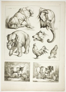 Plate 32 of 38 from Oeuvres de J. B. Huet, 1796–99. Creator: Jean Baptiste Marie Huet.