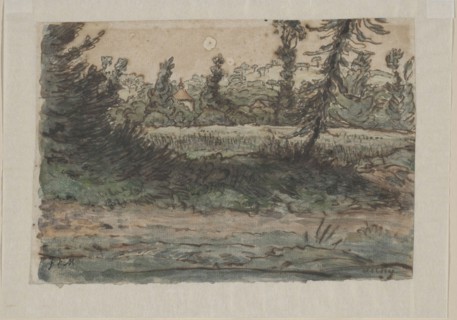 Near Vichy, 1866/67. Creator: Jean Francois Millet.