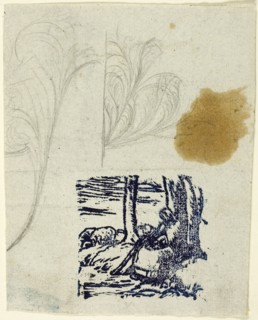 Little Shepherdess, Seated, n.d. Creator: Jean Francois Millet.