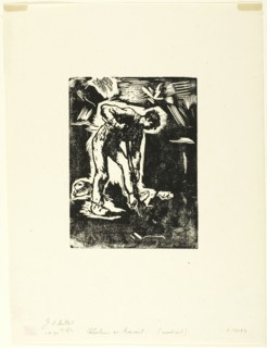 Peasant Digging, 1863. Creator: Jean Francois Millet.